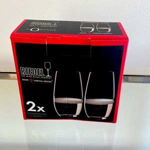 BNIB Reidel stemless champagne flutes